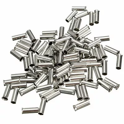 £2.26 • Buy 100Pcs Uninsulated Bootlace Ferrules Kit Cord End Cable Crimps 0.5mm² To 6mm²