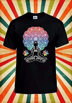 £9.95 • Buy Aztec Yoga Buddha Chakra Meditation Men Women Vest Tank Top Unisex T Shirt 1516
