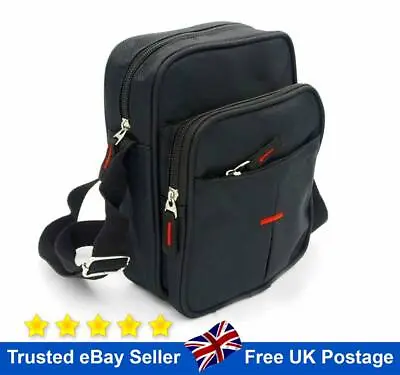 £11.45 • Buy Black Cross Body Messenger Shoulder Bag Men Ladies Canvas Utility Travel Work