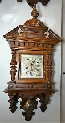 85cm H Junghans Germany Wall Clock Cantilever Regulator Germany-18147 • $528.48