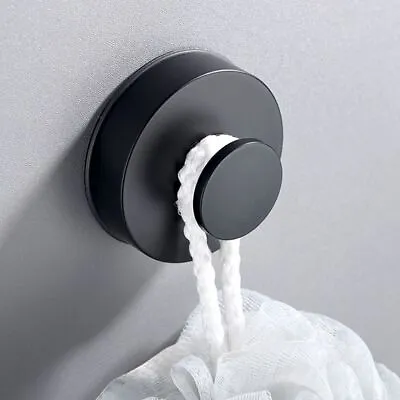 Seamless ABS Suction Cup Hooks Clothes Hook Bathroom Organizer Wall Hanger • $13.98