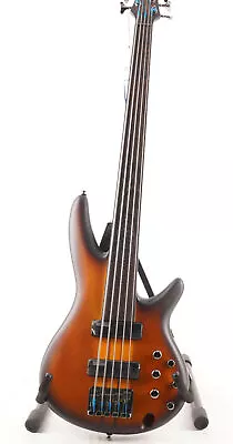 Ibanez SR Portamento 5-String Fretless Electric Bass Guitar Right-Handed Brown • $699.95