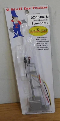 $59.95 • Buy Z-STUFF For TRAINS DZ-1040L -S LOWER QUANDRANT SEMAPHORE SMART SIGNAL S GAUGE