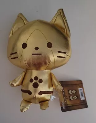 CAPCOM MONSTER HUNTER WORLD : ICEBORNE Deformed Plush Felyne Gold Ver. JPN F/S • $59.85