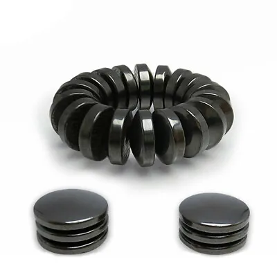 20pcs Black Round Magnets Dia 6~12mm X 2~5mm Rare Neodymium Strong Craft Magnet • $1.71