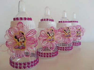 Minnie Mouse | 12 Bottles Favors | Baby Shower Decoration | Prizes It's A Girl • $20.99