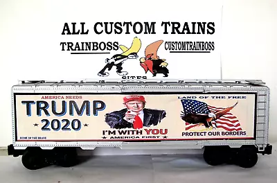 Lionel O Scale Custom Lettered Limited Run Trump 20 Collectible Reefer Lot E🎩 • $99.99