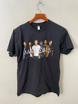 American Apparel Maroon 5 2016 Tour Shirt Short Sleeve Black Mens Medium • $14.99