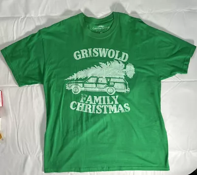 National Lampoon's CHRISTMAS VACATION GRISWOLD FAMILY T-Shirt XL Men’s Green • $7