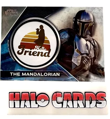 PACK FRESH Star Wars Topps The Mandalorian Commemorative Button Card • £11.56