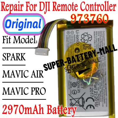 $54.99 • Buy For DJI SPARK, MAVIC AIR, MAVIC PRO Remote Controller Original 2970mAh Battery