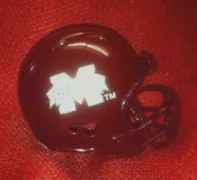 Riddell Pocket Pro Football Helmet Mississippi State Bulldogs RED REVOLUTION • $3.49