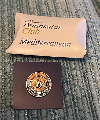 P & O Cruises Ship Peninsular Club Atlantic Tier Metal Lapel Pin Badge • £3.98