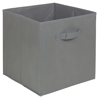 14 6 Pcs Coloured Foldable Collapsible Fabric Storage Box Cubes Organiser Set • £7.49