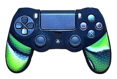 $9.90 • Buy Silicone Cover For PS4 Controller Case Skin - Black/Green Camo