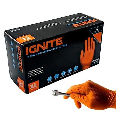 £1.99 • Buy Nitrile Gloves Latex Powder Free Extra Strong Mechanic Car