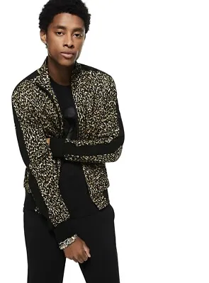 OTD Leopard Track Jacket. Size Small.  BNWT • $157.50