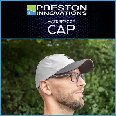 Preston Innovations Waterproof Cap - New | Match Fishing Clothing • £13.99