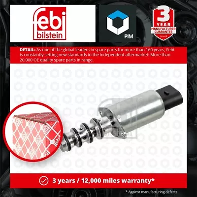 Camshaft Adjuster Valve Intake Side 175438 Febi 066906455C 066906455F 66906455C • £79.24