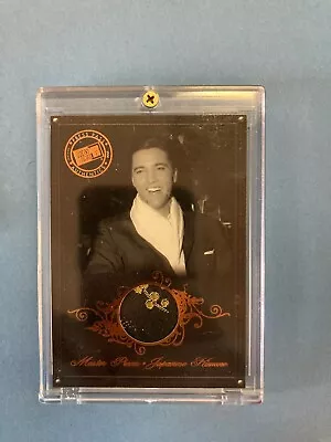 Elvis Presley Kimono Relic ~2008 Press Pass Authentics / Master Pieces Mp-1 • $34