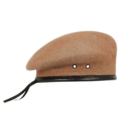 Men Wool Blend Military Berets Cap Army Hat Soldier Fancy Dress Adjustable Retro • $14.97