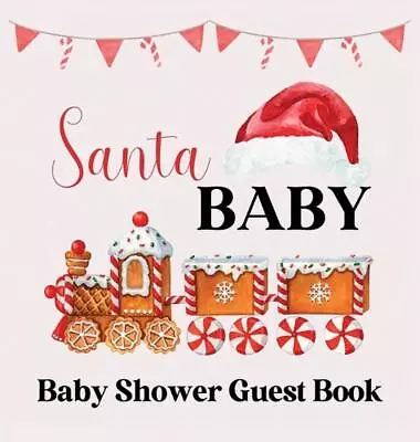 Christmas Baby Shower Guest Book (hardback) By Lulu And Bell Hardcover Book • £27.99