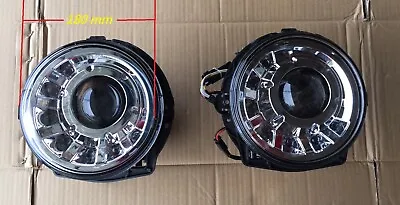 HEAD LAMP SET Chrome W/LED MANSORY Style FOR '1986-'2005 BENZ G-CLASS W463 LHD • $585