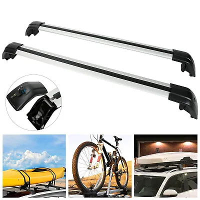 Cross Bar For 2013-2018 Volvo XC60 Aluminum Roof Rack Set Luggage Cargo Carrier • $59.48