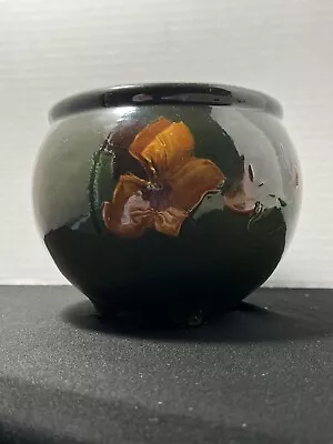McCoy Loy-Nel-Art? 203 Art Pottery Planter Jardiniere With Pansies • $29.99