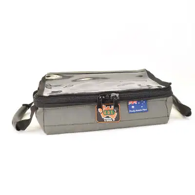 Compact Storage Bag | Underseat Car Camping Australian Made | Grey Canvas Strong • $57.50