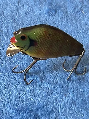 Vintage Heddon Pumpkinseed Lure Painted Eyes NICE • $49.99