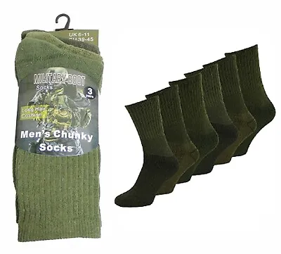 Military Mens Army Patrol Combat Boot High Performance Hiking Padded Warm Socks  • £6.45