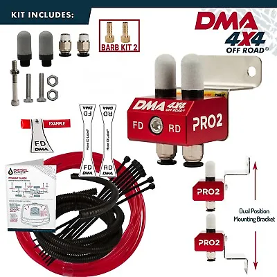 DMA Diff Breather Kit 2P For Next Gen Ford Ranger + Wildtrack Raptor F&R Diffs • $45