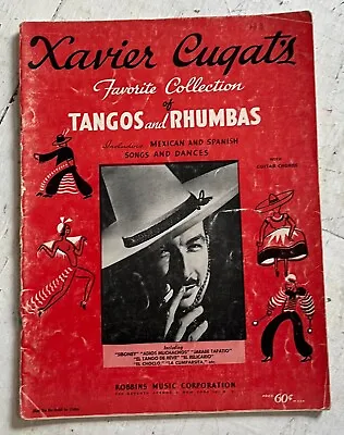 Xavier Cugat Favorite Collection Tangos & Rhumbas 1936 Books • $31.95