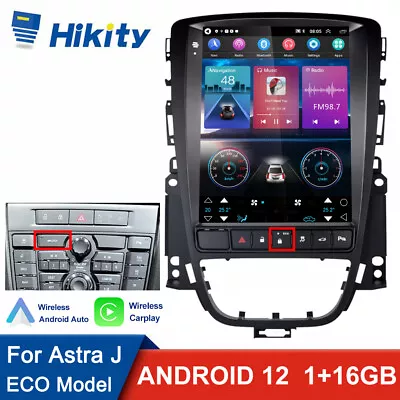 9.7  Android 12 CarPlay Radio Stereo GPS Navi WiFi ECO For Vauxhall Opel Astra J • £149.99