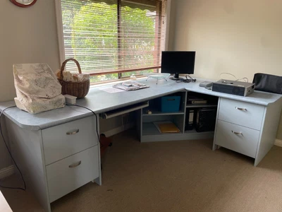 $1 • Buy Workstation - Home Office Desk With Storage