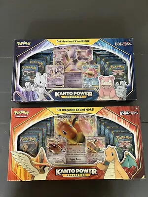 Pokemon XY Evolutions Kanto Power Collection - Mewtwo And Dragonite Boxes • $380