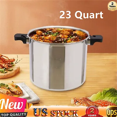 23 Quart Pressure Cooker & Canner Steaming And Stewing W/ Pressure Gauge |22L • $98.80