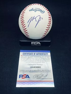 MIKE TROUT Rookie Signature Signed Baseball ROMLB PSA COA LA Angels Autographed • $599.99