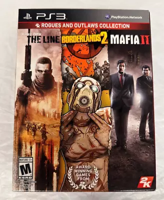Spec Ops The Line Borderlands 2 Mafia II PS3 Rogues And Outlaws Collection • $44.99