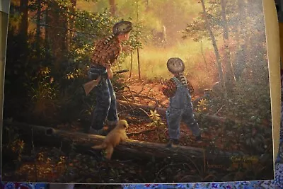 Mark Keathley “King Of The Wild Frontier” Hand Signed Limited Edi. Canvas # 1/75 • $999