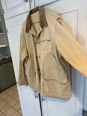 Vintage 50’s 60’s JC Higgins Sears Hunting Jacket Game Pouch Field Coat L Clean • $115