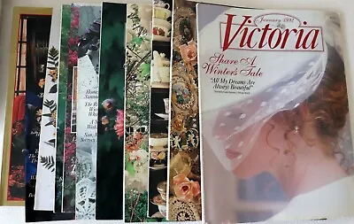Victoria Magazine BACK ISSUES 1992 - 12 Issues FULL YEAR • $96