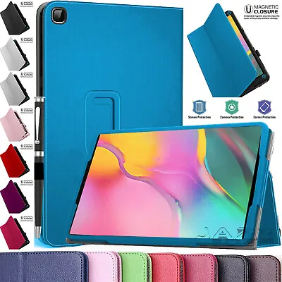 Leather Magnetic Stand Flip Cover Case For Samsung Galaxy Tab A 10.1  T510 T515 • £5.99