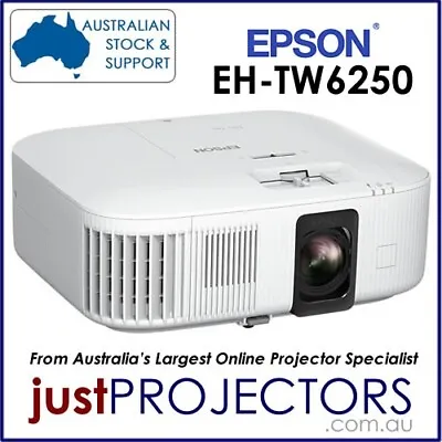 Epson EH-TW6250 4K Home Theatre Projector. Aussie Release! Brand New 2yr Wrnty • $1108.43