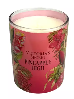 VICTORIAS SECRET  PINEAPPLE HIGH SCENTED SINGLE WICK CANDLE 9 Oz New Free Ship • $29.75