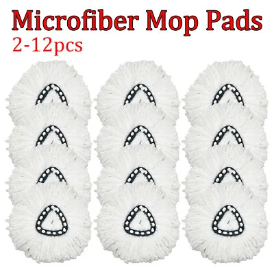 For O-Cedar Spin Mop Replacement Microfiber Mop Head Easy Clean Wring Refill • $7.95