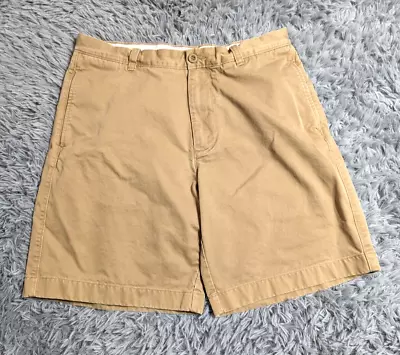 J. Crew Mens Chino Shorts Size 34 Broken In Regular Fit  Tan Casual Pockets J • $13.99