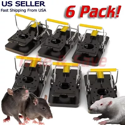 Instant Mouse Mice Traps For House Indoor Outdoor Easy Setup Reuse - 6 Pack • $8.59