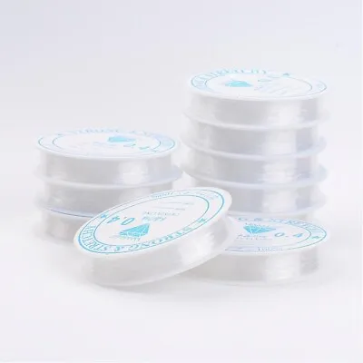 £1.99 • Buy Crystal Clear Elastic Stretchy Beading Thread. Choose Your Size